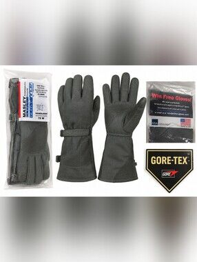 Masley GloveForce CWF Cold Weather Flyers Gloves XL Gore-Tex Military Tactical.